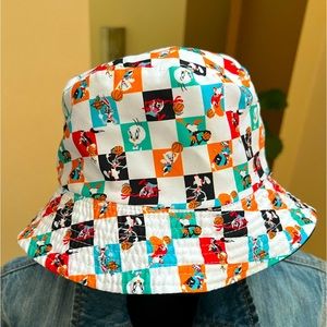 Looney Toons Bucket Hat Space Jam Reversible